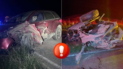 Choque frontal entre RZR y camioneta, deja cuatro lesionados; ocurrió en carretera a Canatlán