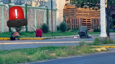 Activan Código Rojo por maletas sospechosas cerca del cuartel militar 5 de Mayo