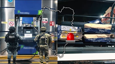Aseguran gasolineras, combustible y cajas fuertes en Durango tras cuatro cateos federales