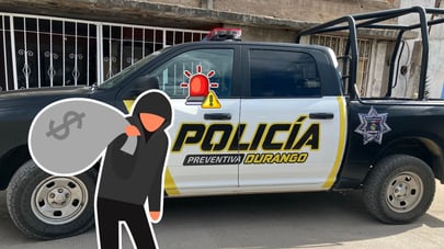 Encapuchados irrumpen en casa de Durango, amenazan a mujer y se llevan 200 mil pesos