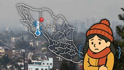 Frente frío 1: Estos dos estados tendrán temperaturas de -5°C del 2 al 4 de octubre