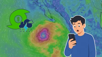 Huracán 'Rachel' se aleja de las costas mexicanas, ¿seguirá causando lluvias?