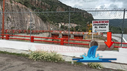 Presas Guadalupe Victoria y Santiago Bayacora disminuyen extración de agua hacia los ríos