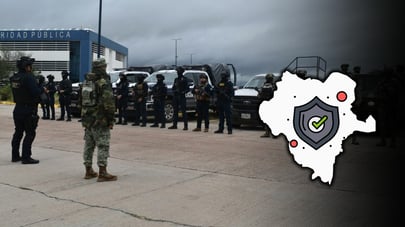 Activan operativo especial de seguridad en límites de Durango