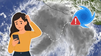 Se forma depresión tropical Veinte-E frente a costas mexicanas; evolucionaría a tormenta hoy mismo
