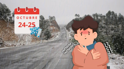 ¡Saca el cobertor! Frente frío 3 congelará con -5°C a estos estados y dejará lluvias este fin de semana