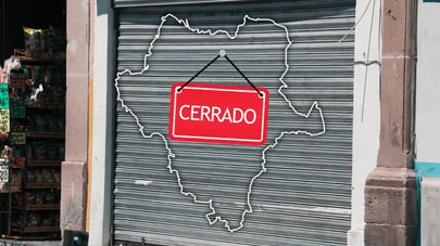 Suman 25 pequeños negocios cerrados este 2026 en Durango: Canacope