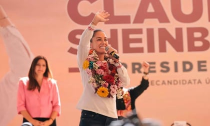 Sheinbaum critica a Xóchitl por incluir a su hijo en equipo de campaña