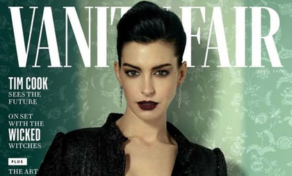 Anne Hathaway derrocha sensualidad en portada de Vanity Fair