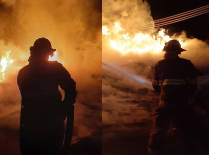 Bomberos trabajaron 24 horas para sofocar incendio en aserradero de carretera a Mazatlán