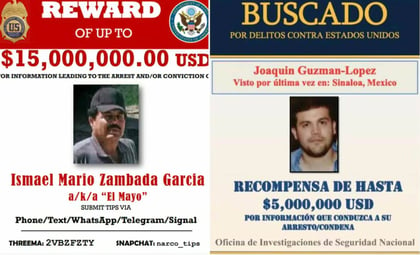 'El Mayo' Zambada y uno de 'Los Chapitos', bajo custodia de Estados Unidos