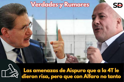 Las amenazas de Aispuro que a la 4T le dieron risa, pero que con Alfaro no tanto