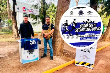 Anuncian la Carrera Atlética 5K 'Corre Con Tu Seguridad Pública' en Durango