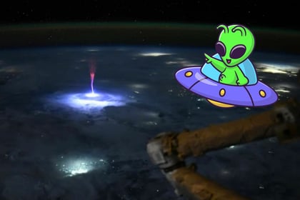 ¡Un relámpago que sube al cielo! Astronauta capta un sprite sobre México y deja al mundo sin aliento