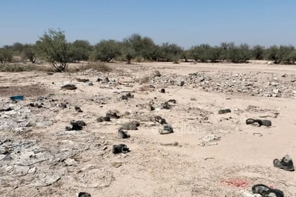Acción. El Grupo Vida identificó un nuevo punto de búsqueda en ejido Las Lagartijas; hallan restos y casquillos.