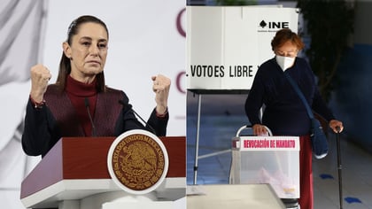 'Es buena', iniciativa para adelantar revocación de mandato de 2028 a 2027: Sheinbaum