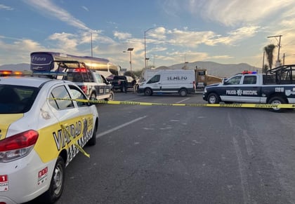 Accidente. El percance se registró a la altura del retorno ubicado frente a Siete Leguas, sobre el periférico Ejército Mexicano, en la ciudad de Lerdo.