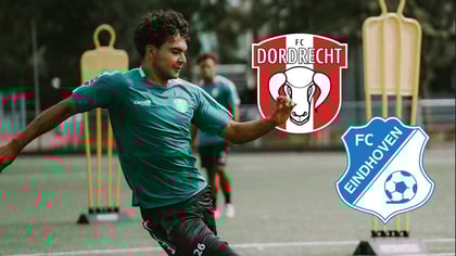 Stephano Carrillo suma minutos en la derrota del Dordrecht ante FC Eindhoven