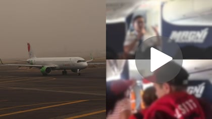 Así fue como un piloto 'secuestró' un avión en el AICM este viernes | VIDEO