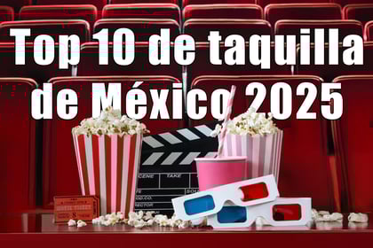 Las 10 películas que dominaron la taquilla en México en 2025
