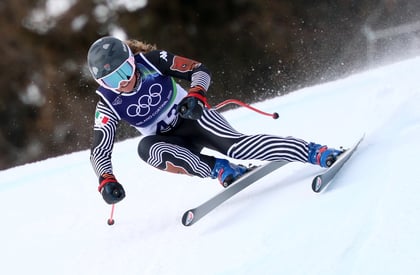 Esfuerzo. Schepler terminó el Super-G en la posición 26, con un tiempo de 1:31.37, su mejor marca olímpica representando a México. 