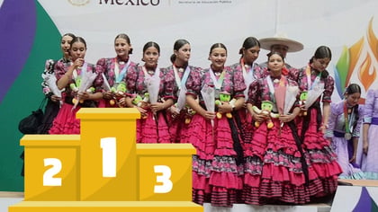Escaramuzas duranguenses destacan en la Olimpiada Nacional