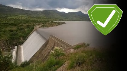 Reportan primera presa de Durango con más del 100 por ciento de llenado