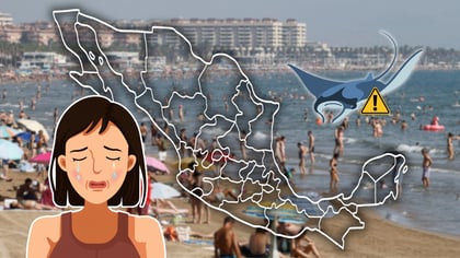 ¿Vas de vacaciones? Conoce en qué playas de México hay alerta por picaduras de mantarraya