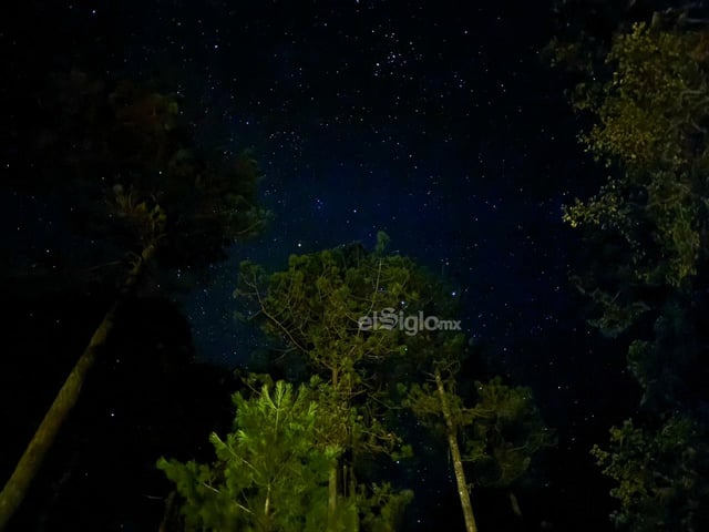 Cielo estrellado desde la Sierra del Nayar, municipio de Durango