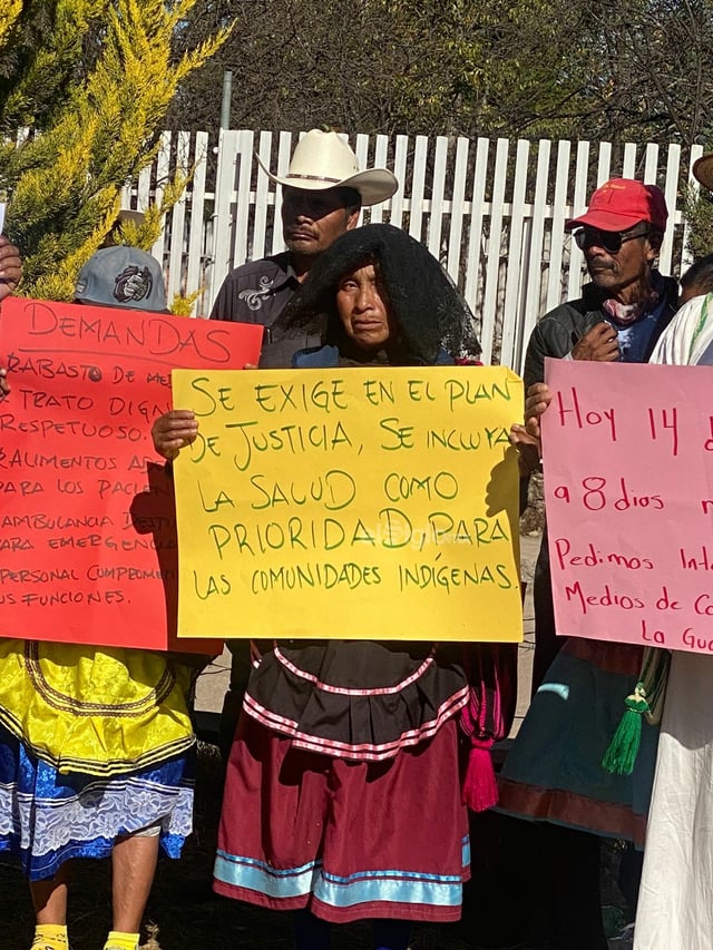 Los habitantes aseguran que solo demandan la mejora en la atención de salud