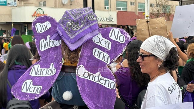 Marcha por el Día de la Mujer en Durango
