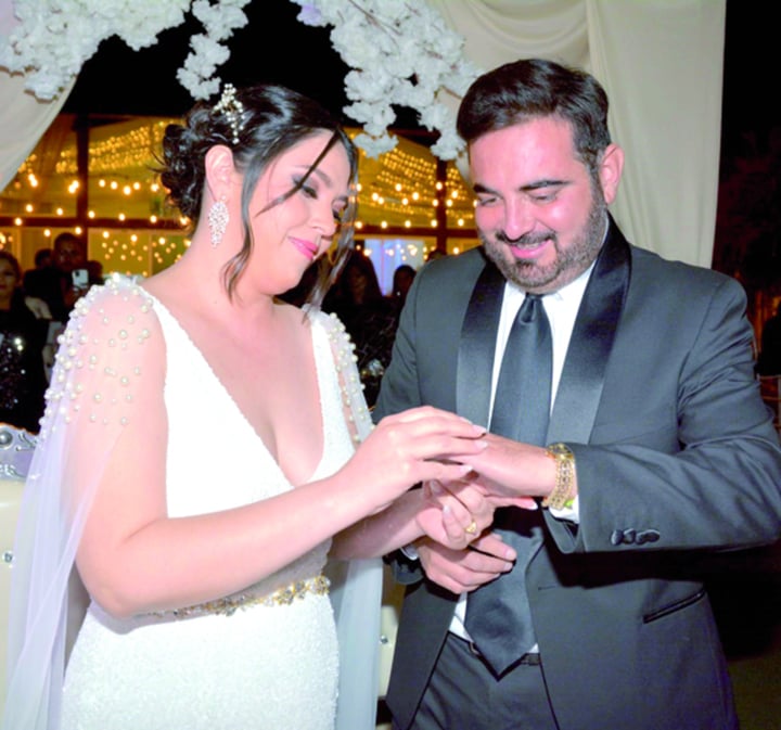 Claudia Denisse y Raúl se casaron