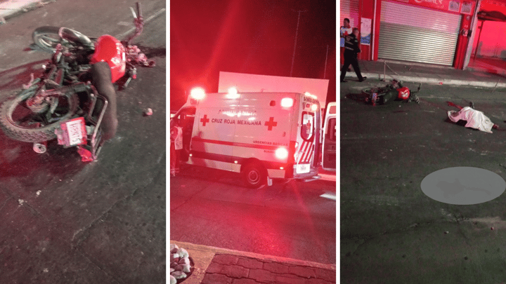 Adolescente en moto fallece tras derrapar en avenida 20 de Noviembre; acompañante está grave
