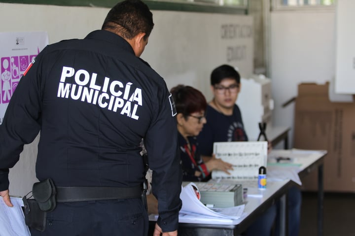Ambiente. Aseguran las autoridades que existen las condiciones de seguridad en toda la entidad, para que se desarrolle la jornada electoral. 