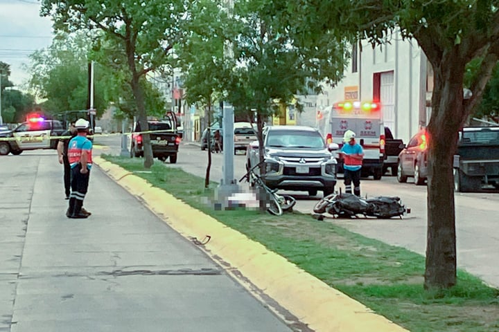 Identifican a motociclista que falleció tras chocar con ciclista en Durango