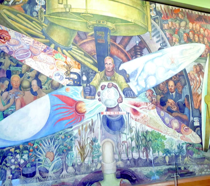 Lugar. El mural en análisis se encuentra en el Museo Palacio de Bellas Ar
