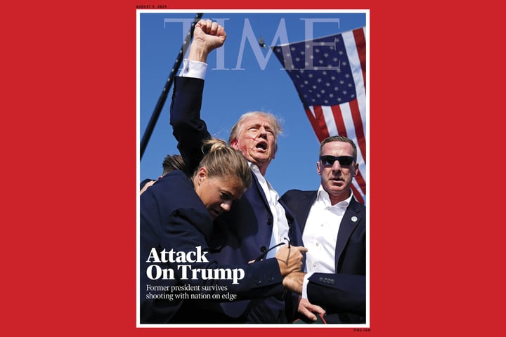 El atentado contra Trump ocupa la portada de la revista Time