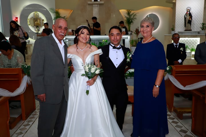 Diana Lizet y Luis Alonso se unen en matrimonio