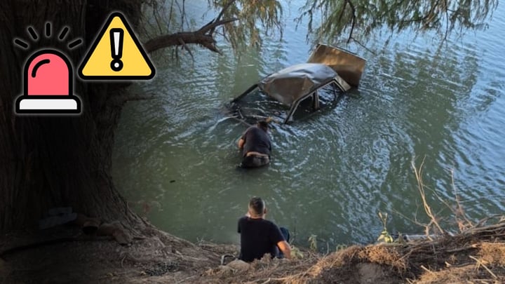 Vehículo con múltiples daños fue localizado al interior del río