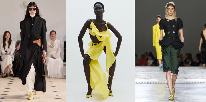 Zapatos amarillos, ¿la tendencia rara del año?