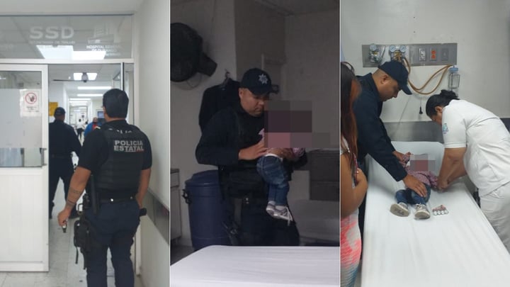 Bebé fue picado por un alacrán en Centro de Durango; policías apoyaron en traslado a hospital