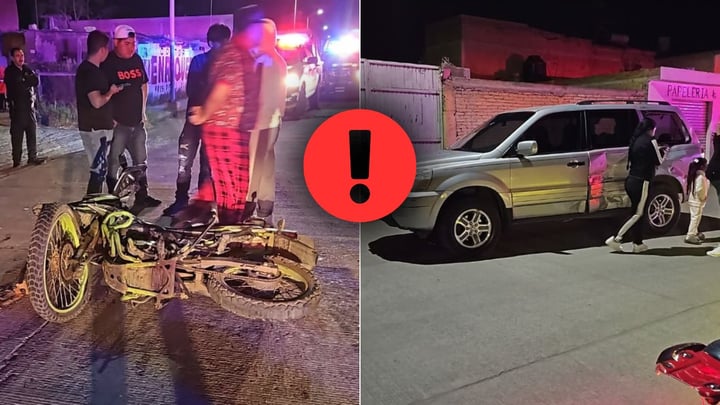 Par de adolescentes están graves tras chocar en moto en la Asentamientos Humanos