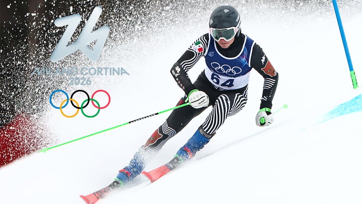 Milano-Cortina: Lasse Gaxiola hace historia con un sólido debut en el Slalom gigante olímpico