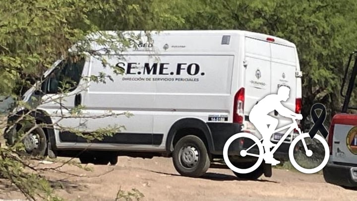 Policía auxiliar atropella y mata a dos ciclistas de la tercera edad en carretera de Cuencamé