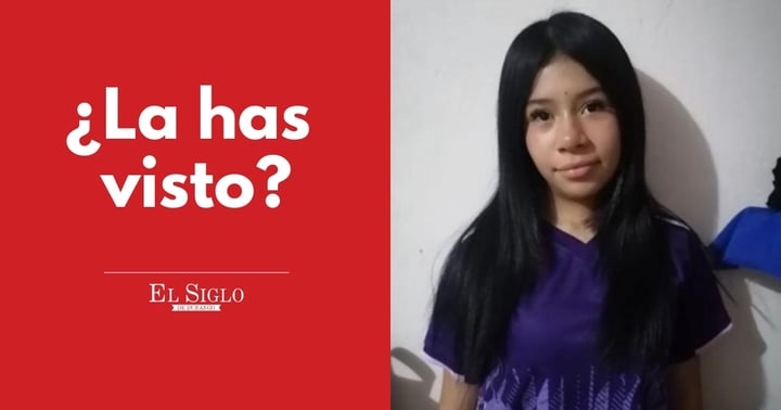 Buscan en Durango a adolescente de 15 años que no ha vuelto a casa desde el 24 de febrero