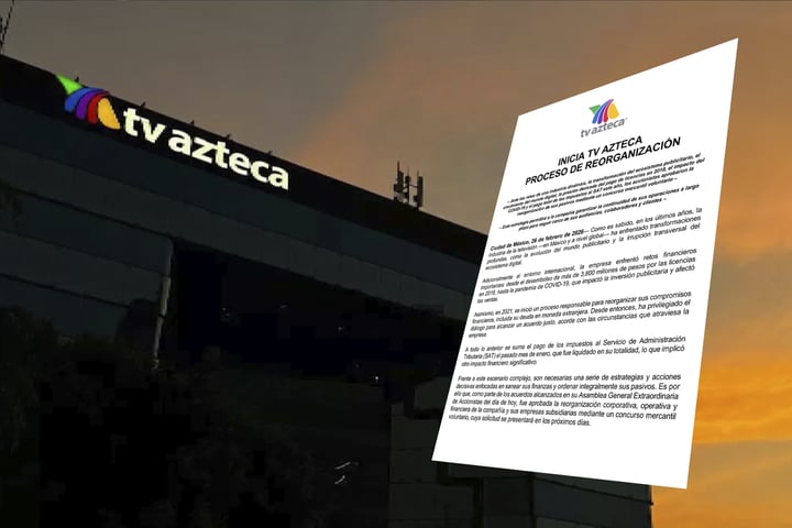 ¿En quiebra? TV Azteca inicia concurso mercantil para reorganización financiera tras pago al SAT