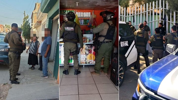 Policías hacen operativo de proximidad social en la División del Norte