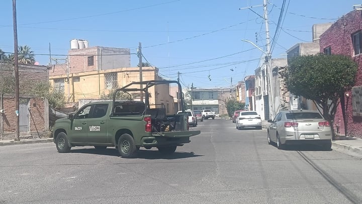 Realizan operativo militar en el Barrio de Tierra Blanca