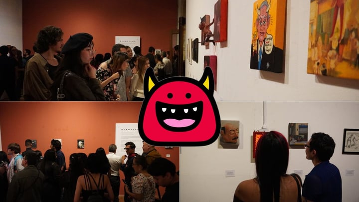 'Diablitos', una muestra que resignifica la figura del imaginario colectivo