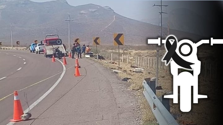Dos motociclistas mueren camino a Durango; ambos eran originarios de Monterrey